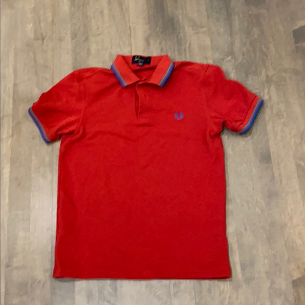 Fred Perry Red Men’s Slim Fit Small Polo